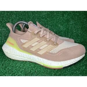 adidas Ultraboost 21 FY0399 Beige Dusty Pink Running Shoes Women’s 9